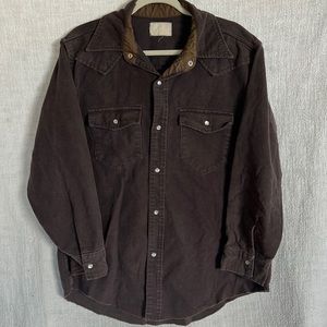 Vintage brushed cotton Shacket